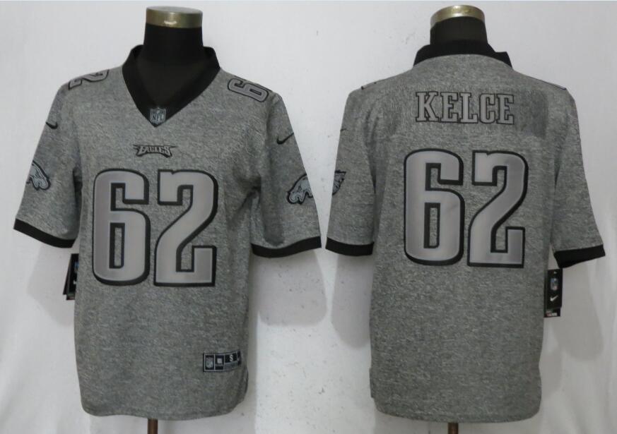 Men Philadelphia Eagles #62 Kelce Gray Vapor Untouchable Stitched Gridiron Nike Limited NFL Jerseys->baltimore ravens->NFL Jersey